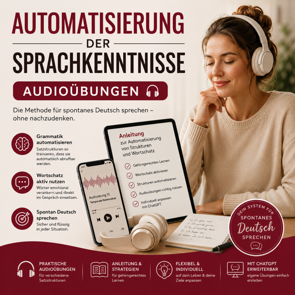 Audioübungen - Automatisierung der Sprachkenntnisse