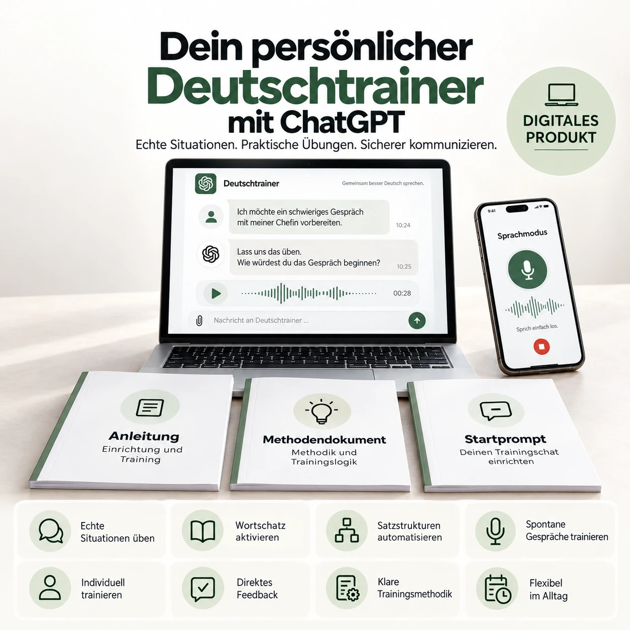 Dein persönlicher Deutschtrainer mit ChatGPT – Bild 1